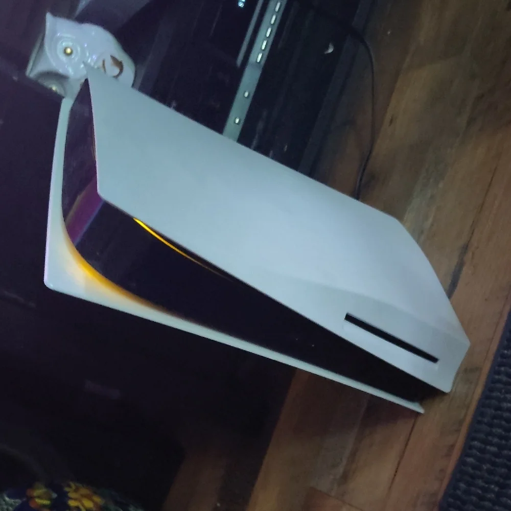 Sony Gaming Console in White and Black